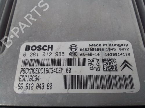 Engine control unit (ECU) PEUGEOT 307 (3A/C)  | BP11095824M57 