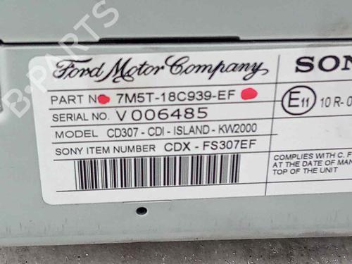 Bilradio FORD FOCUS II (DA_, HCP, DP) 1.6 TDCi | BP16761599E6 