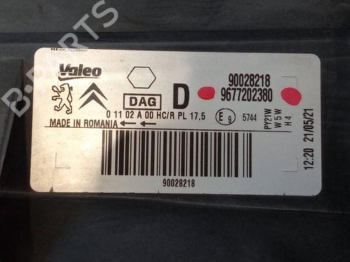 Right headlight PEUGEOT PARTNER Tepee | BP32445003C29