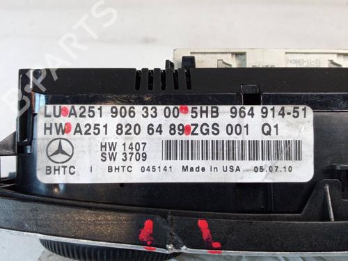 Climate control MERCEDES-BENZ R-CLASS (W251, V251) R 350 CDI 4-matic (251.023, 251.123) | BP24337606I5 