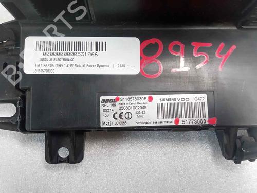 Used Electronic module FIAT PANDA Hatchback Van (169_) 1.2 Natural Power (60 hp) 27224504