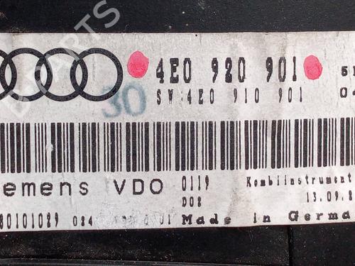 Kombinert Instrument AUDI A8 D3 (4E2, 4E8) 3.0 TDI quattro | BP20640320C47 