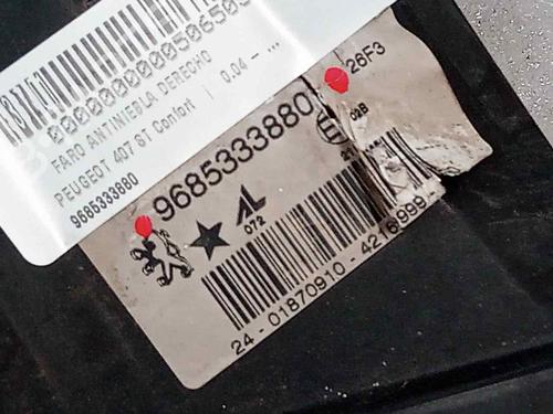 Right front fog light PEUGEOT 407 (6D_) 2.0 (6DRFNB, 6DRFNE) | BP15617594C31 