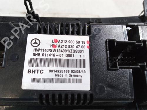 Climate control MERCEDES-BENZ E-CLASS (W212) E 300 Hybrid / BlueTEC Hybrid (212.098) | BP24507631I5 
