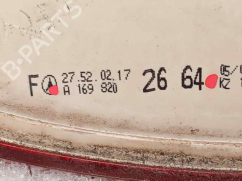 Right taillight MERCEDES-BENZ B-CLASS Sports Tourer (W245) B 200 CDI (245.208) | BP17951542C35