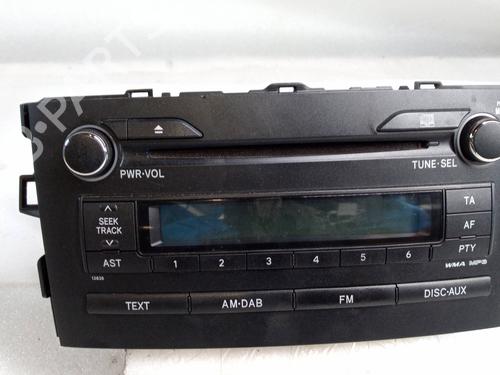 Used Radio TOYOTA AURIS (_E15_) [2006-2012]  22520365