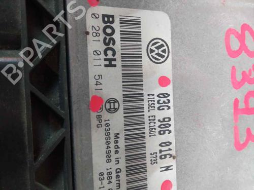 Engine control unit (ECU) VW CADDY III MPV (2KB, 2KJ, 2CB, 2CJ) 1.9 TDI | BP24337601M57 