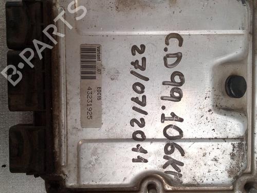 Used Engine control unit (ECU) PEUGEOT 206 SW (2E/K) 2.0 HDi (90 hp) 27388076
