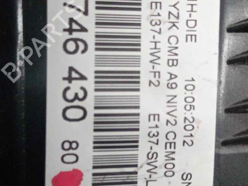 Instrument cluster PEUGEOT 208 I (CA_, CC_) 1.6 HDi | BP16710927C47 