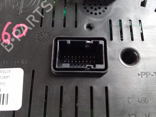 Instrument cluster LANCIA YPSILON (843_) 1.3 JTD (843.AXD11, 843.AXD1A) | BP27236216C47 