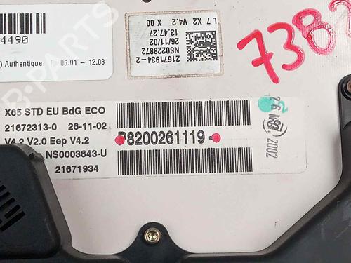 Kombinert Instrument RENAULT CLIO II (BB_, CB_)  | BP17218341C47 