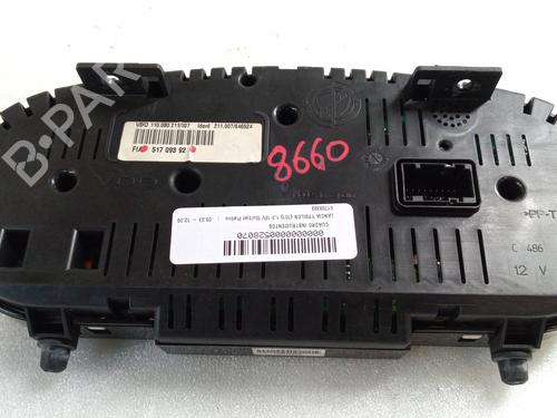 Instrument cluster LANCIA YPSILON (843_) 1.3 JTD (843.AXD11, 843.AXD1A) | BP27236216C47 