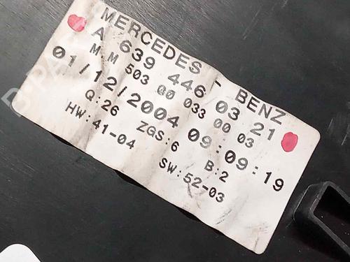 Instrument cluster MERCEDES-BENZ VITO Bus (W639) 115 CDI (639.701, 639.703, 639.705) | BP30759645C47