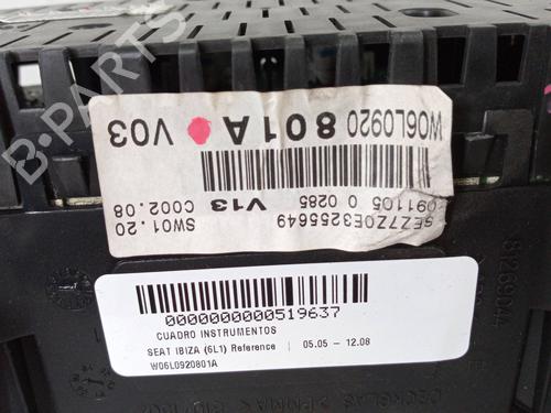 Instrument cluster SEAT IBIZA III (6L1)  | BP19255521C47 