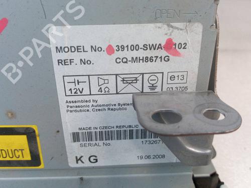 Radio HONDA CR-V III (RE_) 2.2 i-CTDi 4WD (RE6) | BP24297727E6 