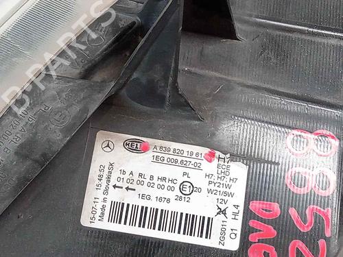 Right headlight MERCEDES-BENZ VITO / MIXTO Van (W639) 109 CDI (639.601, 639.603, 639.605) | BP27979908C29 