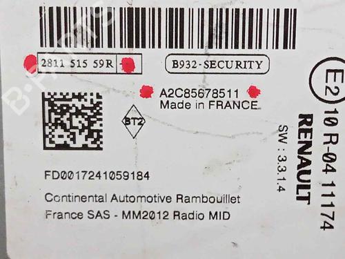 Radio RENAULT CLIO IV Grandtour (KH_)  | BP16325837E6 