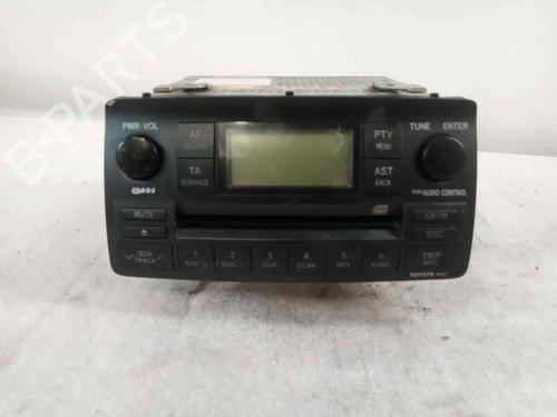 Radio TOYOTA COROLLA Estate (_E12_) 2.0 D-4D (CDE120_, CDE120R) (90 hp) 27388087