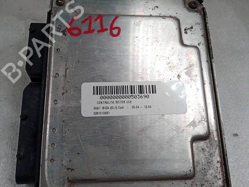 Used Engine control unit (ECU) SEAT IBIZA III (6L1) [2002-2009]  15232889