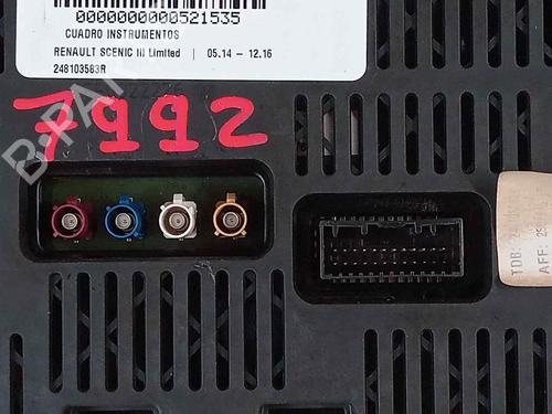 Instrument cluster RENAULT SCÉNIC III (JZ0/1_)  | BP20329906C47