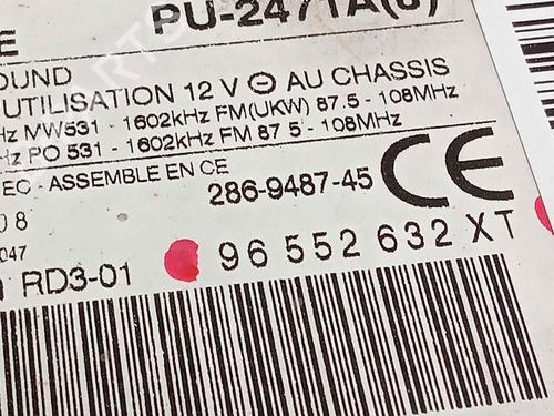 Elektronisk modul CITROËN C3 I (FC_, FN_) 1.4 HDi | BP27224467M83 