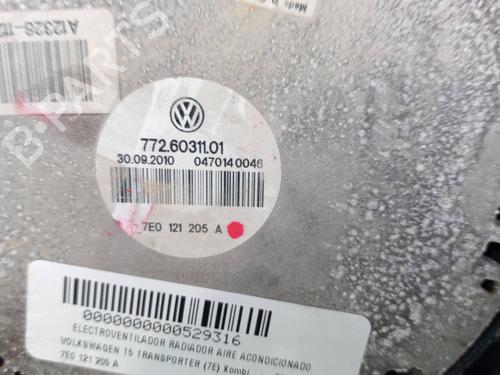 Køleventilator elektrisk VW TRANSPORTER T5 Bus (7HB, 7HJ, 7EB, 7EJ)  | BP29536553M35 