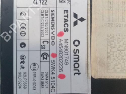 Electronic module SMART FORFOUR (454) 1.5 CDI (454.001) | BP32724862M83  - Image 6