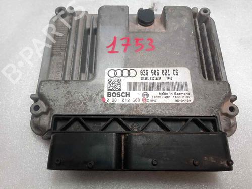 Used Engine control unit (ECU) AUDI A3 (8P1) 1.9 TDI (105 hp) 14986057