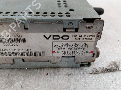 Radio PEUGEOT 307 (3A/C) 2.0 HDi 110 | BP27224562E6 