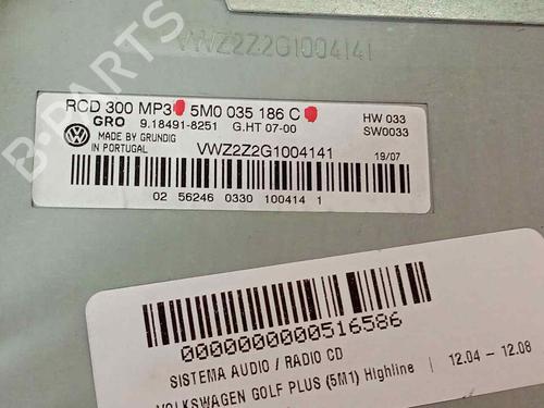 Radio VW GOLF PLUS V (5M1, 521)  | BP18081344E6 