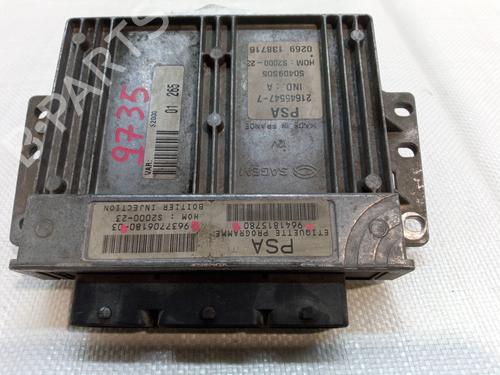 Used Engine control unit (ECU) PEUGEOT 206 Hatchback (2A/C) 1.4 LPG (75 hp) 32211532
