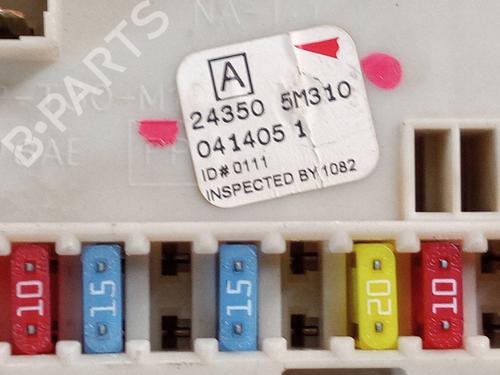 Fuse box NISSAN ALMERA II Hatchback (N16) | BP30557344E1