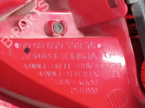 Right taillight PEUGEOT 207 (WA_, WC_) 1.6 HDi | BP16838037C35 