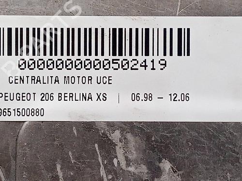 Engine control unit (ECU) PEUGEOT 206 Hatchback (2A/C) 1.4 LPG | BP15386419M57 