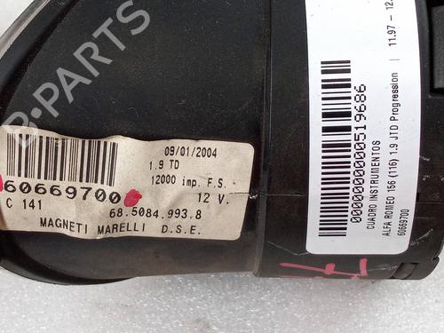 Instrument cluster ALFA ROMEO 156 (932_) 1.9 JTD (932.A2B00) | BP19274898C47 