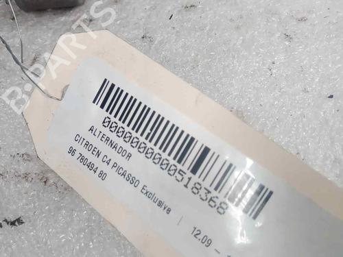 Alternator CITROËN C4 Picasso I MPV (UD_) 2.0 HDi 150 | BP18335476M7 