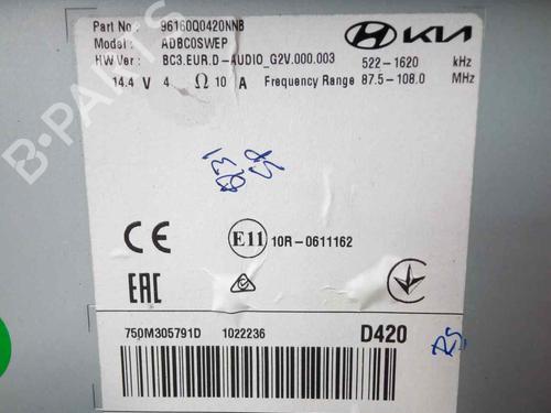 Radio HYUNDAI i20 III (BC3, BI3)  | BP10937388E6 