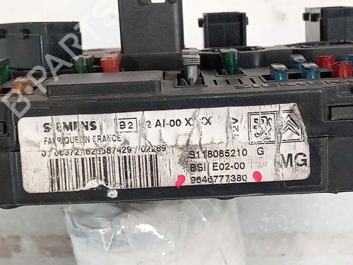 Fuse box PEUGEOT 206 Hatchback (2A/C) 1.4 HDi eco 70 | BP27236214E1 