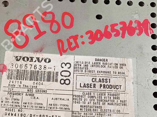 Radio VOLVO XC70 I Cross Country (295) | BP27236250E6