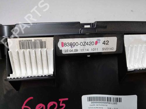 Instrument cluster TOYOTA AURIS (_E15_)  | BP14938834C47 