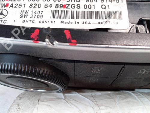 Climate control MERCEDES-BENZ R-CLASS (W251, V251) R 350 CDI 4-matic (251.023, 251.123) | BP24337606I5 