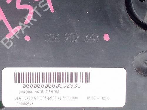 Instrument cluster SEAT EXEO ST (3R5) 2.0 TDI | BP27484496C47