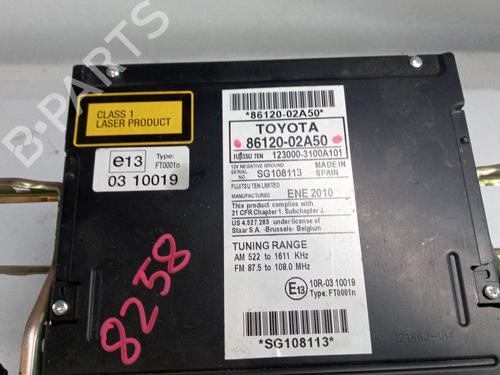 Radio TOYOTA AURIS (_E15_)  | BP22520365E6 