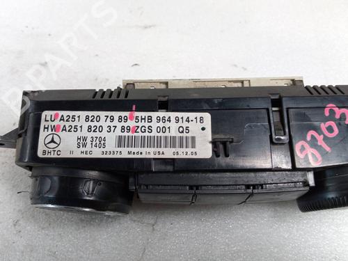 Climate control MERCEDES-BENZ M-CLASS (W164)  | BP24552861I5 