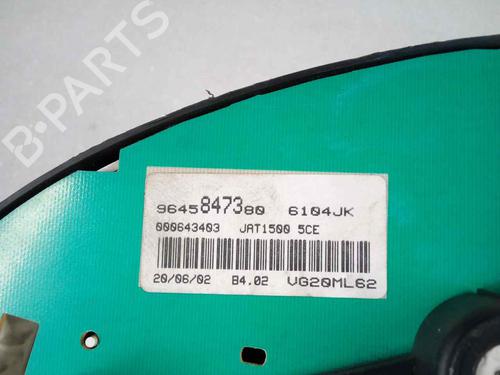 Instrument cluster PEUGEOT 206 Hatchback (2A/C) 1.4 HDi eco 70 | BP11045941C47 