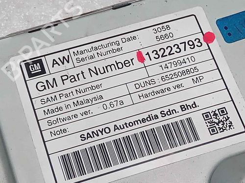 Display monitor CHEVROLET CRUZE Hatchback (J305) 1.6 | BP15728462C48 