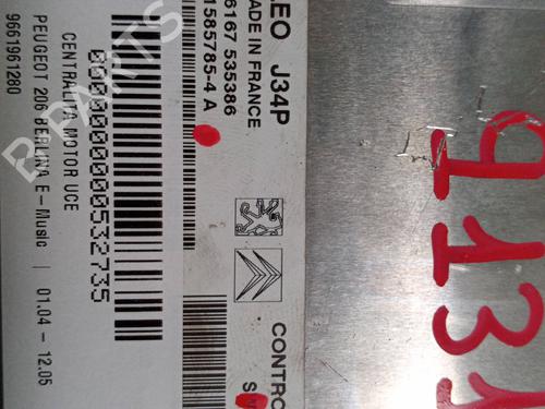 Motorstyringsenhed PEUGEOT 206 Hatchback (2A/C) 1.4 LPG | BP27682304M57 