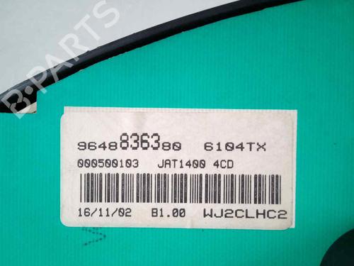 Kombinert Instrument PEUGEOT 206 Hatchback (2A/C) 1.4 HDi eco 70 | BP10518734C47 
