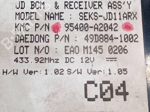 Electronic module KIA CEE'D (JD)  | BP27574180M83