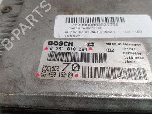 Engine control unit (ECU) PEUGEOT 206 Hatchback (2A/C) 2.0 HDI 90 | BP25849448M57